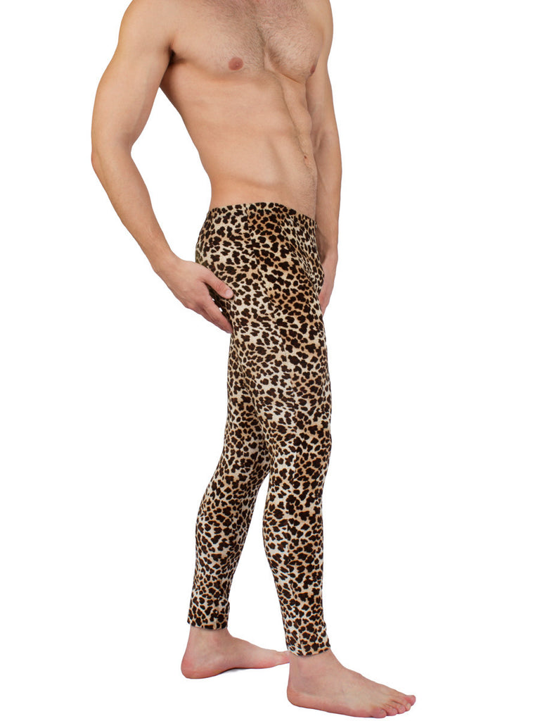 Smooth Velvet Leggings Leopard