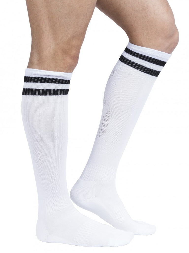 Super Sexy Soccer Socks White