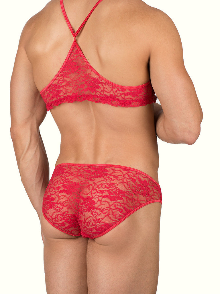 Smooth Satin and Lace Bra