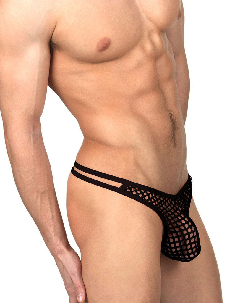 Breezy Fishnet Thong