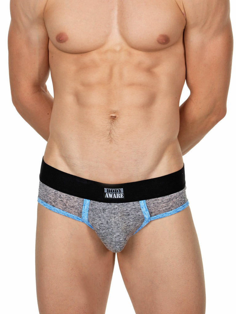 Linen Brief Grey